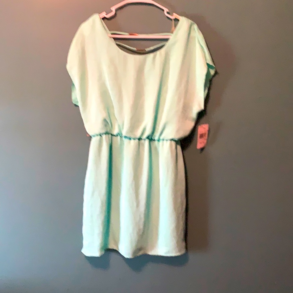 Mint green dress